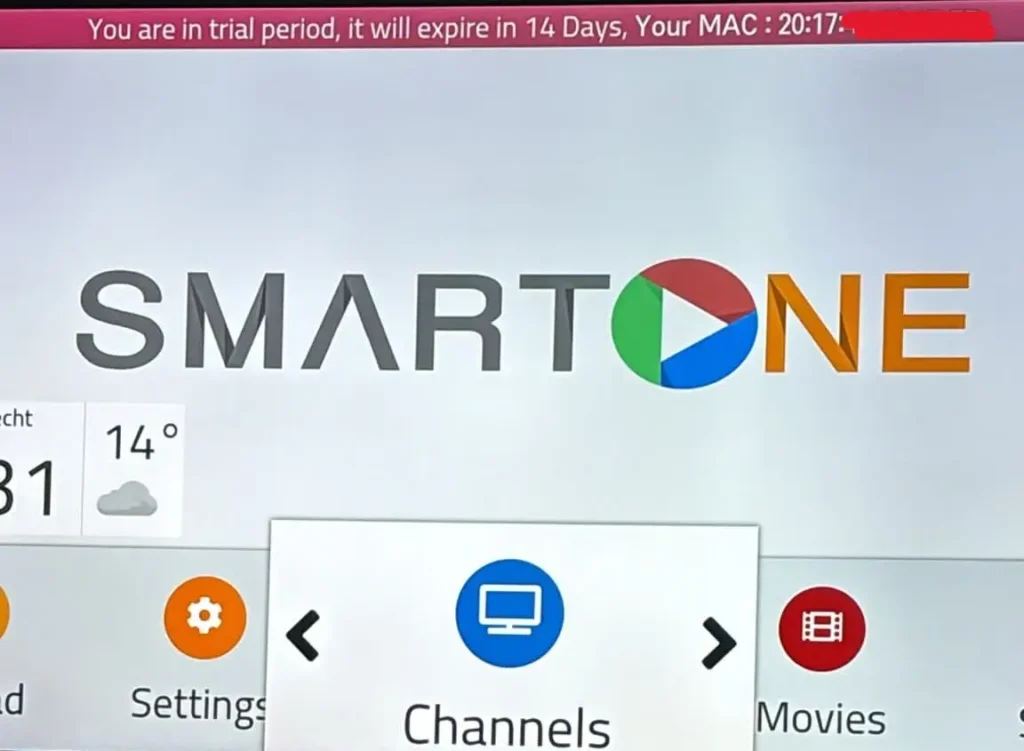 application IPTV SmartOne